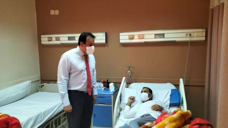 وزير الصحة فى مستشفى القاهرة الفاطمية