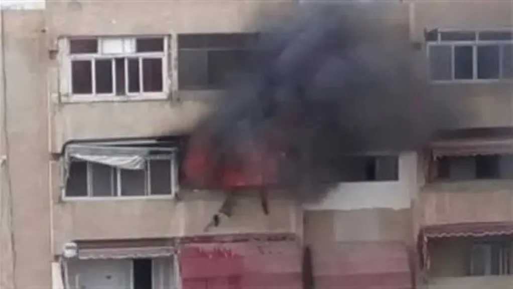 النيابة تستمع لأقوال المصابين في حريق شقة بمدينة بدر