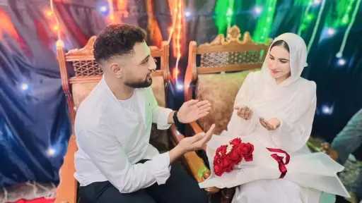 تهنئة قلبية بمناسبة خطوبة ”ضحى” و”محمود”