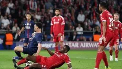 ليفربول يخسر ضد باريس سان جيرمان بدون أي تسديدة على المرمى فى غياب صلاح