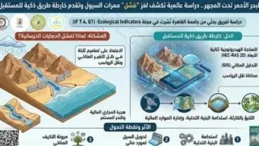 جامعة القاهرة تكشف أسباب قصور ممرات السيول على ساحل البحر الأحمر
