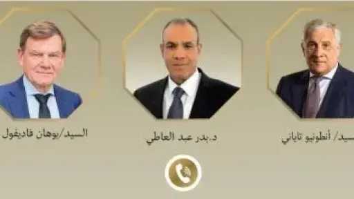 وزير الخارجية يبحث مع نظيريه الألمانى والإيطالى جهود خفض التصعيد بالمنطقة