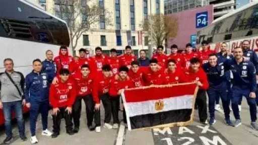 السفير المصرى فى سلوفاكيا يزور بعثة منتخب اليد 2008 ويشيد بالأداء العالمى