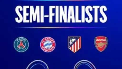 مواعيد مباريات نصف نهائي دوري أبطال أوروبا 2026