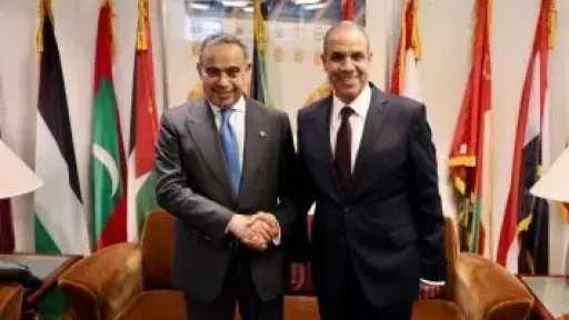 وزير الخارجية يبحث مع وزير المالية القطرى سبل تعزيز وتطوير العلاقات الثنائية