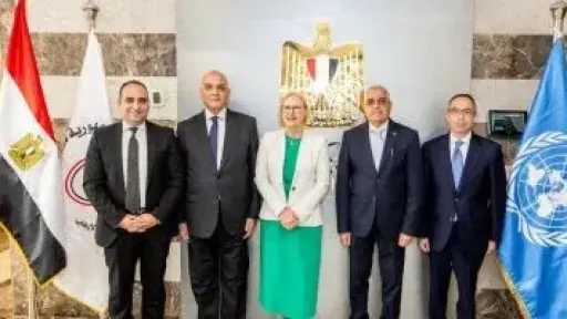 وحدة مكافحة غسل الأموال وتمويل الإرهاب المصرية تستقبل وفد مكتب الأمم المتحدة