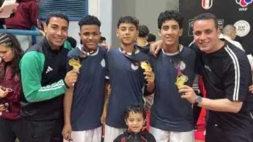 أبطال كاراتية كفر الشيخ يحصدون 3 ميداليات ذهبية في بطولة شمال أفريقيا