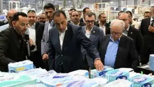رئيس الوزراء يفتتح مصنع مودرن هايجينك للمنتجات الورقية باستثمارات 100 مليون دولار
