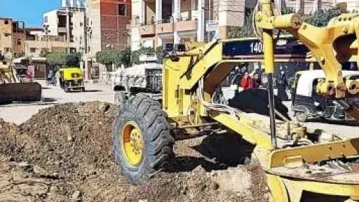 أعمال تطوير شاملة بمدينة بسيون لخلق محاور مرورية جديدة وتسيير الحركة المرورية