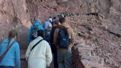 سانت كاترين تستقبل 450 سائحا من مختلف الجنسيات