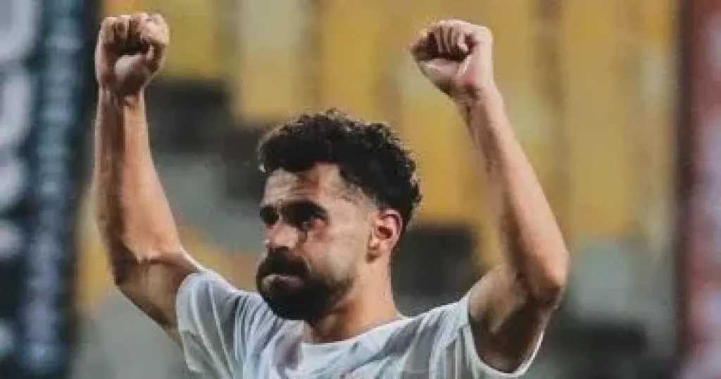 عبد الله السعيد يحصد جائزة أفضل لاعب فى مباراة الزمالك وسموحة