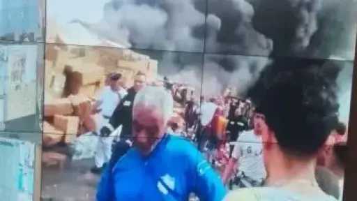 الدفع بـ5 سيارات إطفاء للسيطرة على حريق بمخزن بطاريات وكاوتش بقليوب
