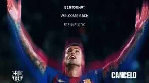 كانسيلو يدخل التاريخ بعد التتويج مع برشلونة بالدوري الإسباني
