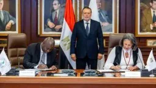 محافظ البنك المركزي المصري يشهد توقيع مذكرة تفاهم مع مفوضية الكوميسا