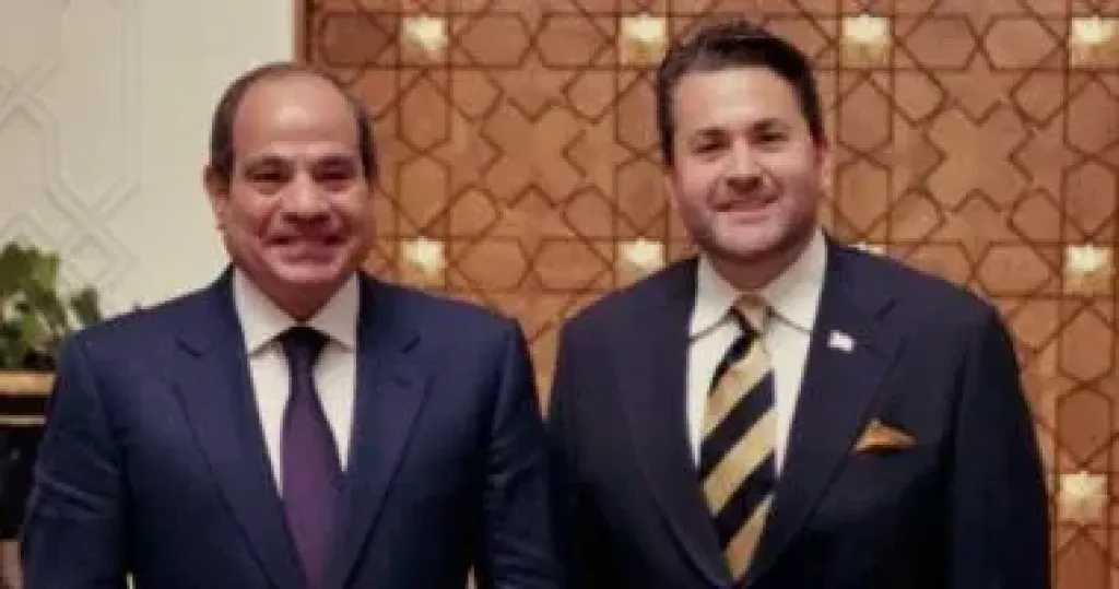 مبعوث أمريكا للسياحة: شرف لي لقاء الرئيس السيسي ونقل تحيات ترامب الحارة له