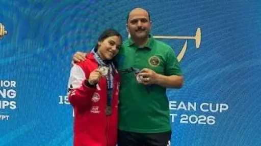 ميرنا طنطاوي تحصد 3 ميداليات في بطولة إفريقيا لرفع الأثقال للكبار