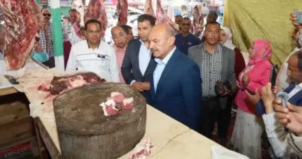 محافظ السويس: إقامة شادر لتوفير اللحوم بأسعار مخفضة بمدينة السلام 2