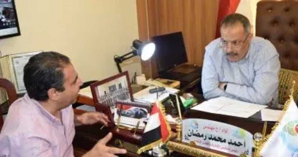 مياه القناة تتابع مستجدات مشروع خط نقل محطة تحلية غرب بورسعيد بطاقة 900 ألف م³/يوم