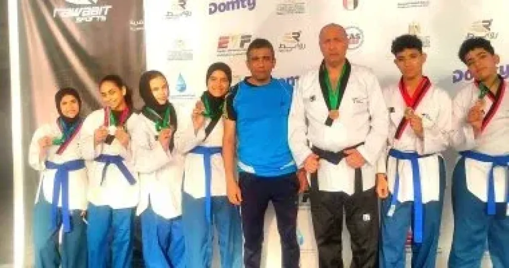 أبطال تايكوندو كفر الشيخ 