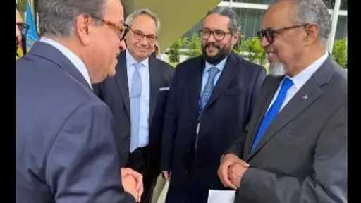 وزير الصحة يبحث مع مدير ”الصحة العالمية” سبل تعزيز التعاون المشترك