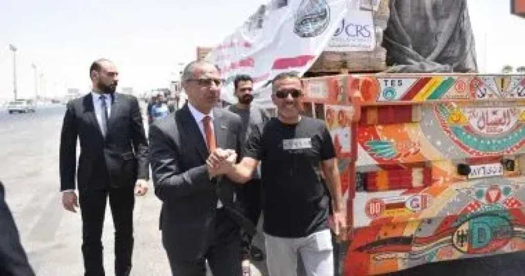 وزير التموين يعلن إطلاق قافلة جديدة بحمولة 65 طن مساعدات عاجلة إلى غزة