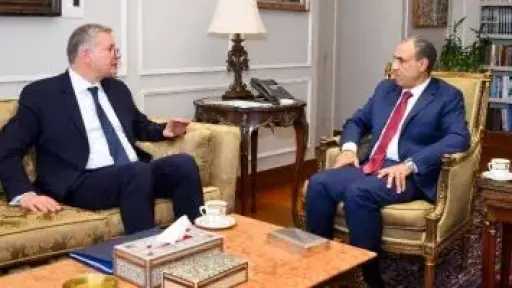 وزير الخارجية يستقبل وزير البترول والثروة المعدنية