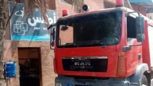 السيطرة على حريق نشب في محل حلويات بطنطا