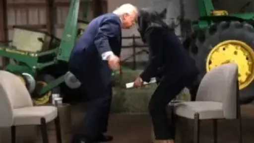 ترامب يهاجم صحفية وينسحب على الهواء من لقاء مع قناة إن بي سي.. فيديو