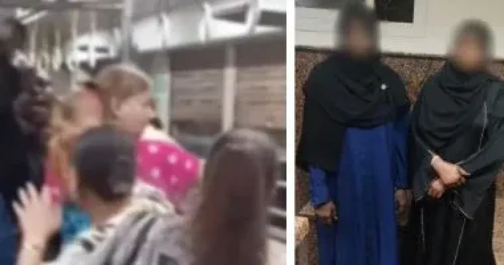 ضبط سيدات لتشاجرهن