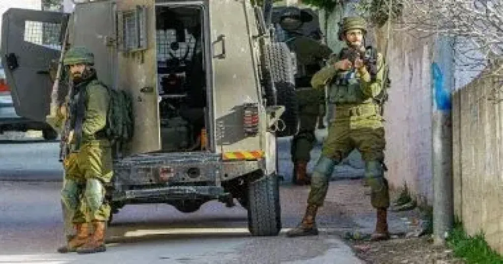 إصابة سيدة فلسطينية 