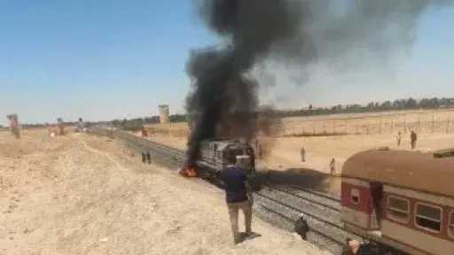 ارتفاع عدد ضحايا تصادم قطار السويس إلى 8 وفيات بينهم 5 سيدات ورجل وطفلان