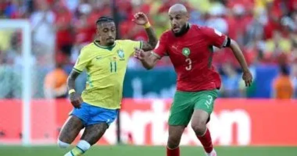  البرازيل ضد المغرب 