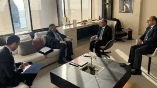 وزير الخارجية يلتقى المدير التنفيذي لمجموعة ”كوبيلوزوس”بشأن الربط الكهربائي