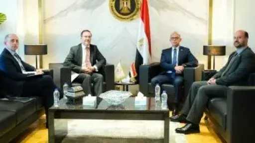 محمد فريد يبحث مع الرئيس التنفيذي لمؤسسة BII تعزيز تدفقات الاستثمار