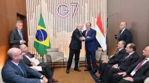 الرئيس البرازيلي يؤكد ضرورة مواصلة العمل لزيادة التبادل التجارى مع مصر
