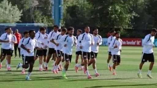 منتخب مصر يتدرب فى ملعب جونزاجا استعدادا لمباراة نيوزيلندا