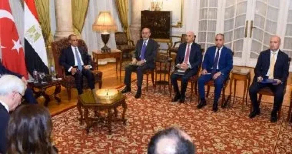 وزيرا خارجية مصر وتركيا 