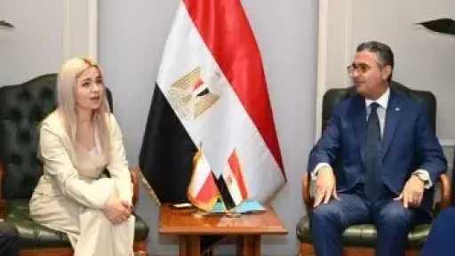 استقبل شريف فاروق، وزير التموين والتجارة الداخلية، وفدًا رسميًا من جمهورية بولندا