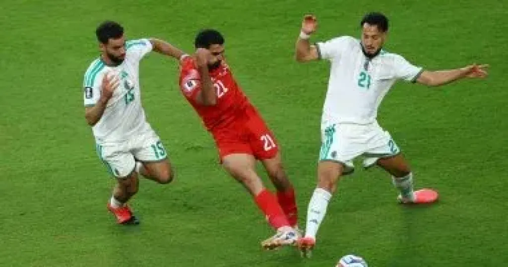  مباراة الأردن والجزائر