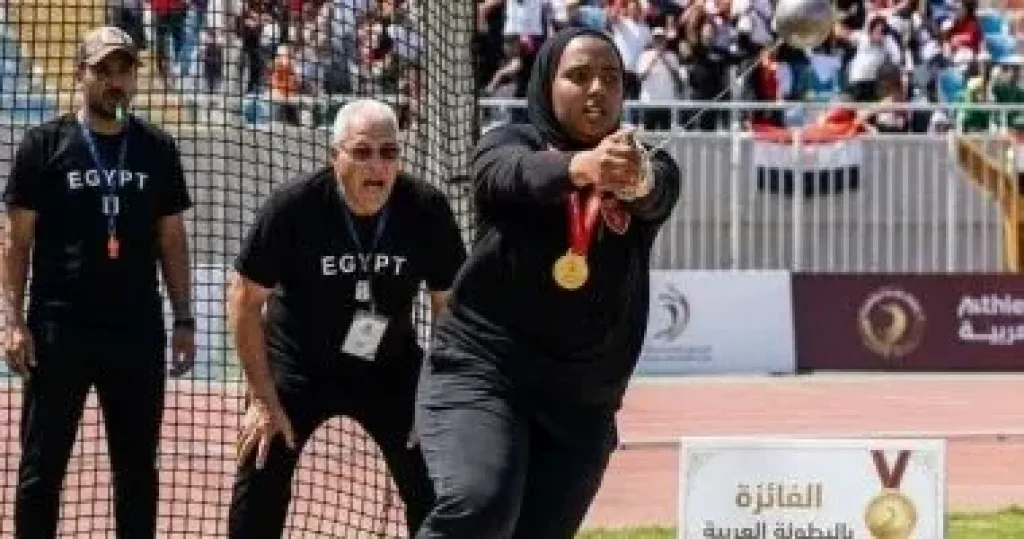 87 ميدالية حصاد مصر بالبطولة العربية