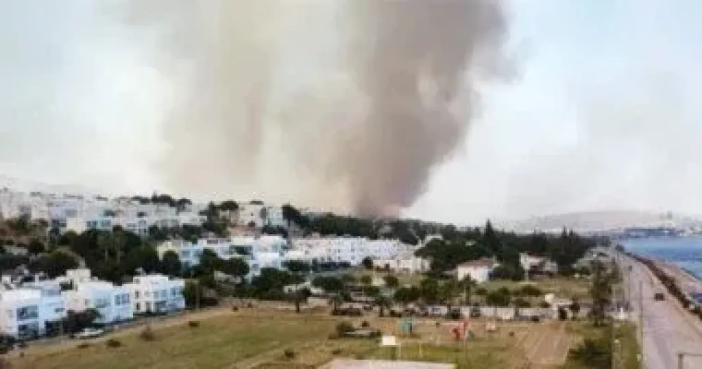 حرائق إزمير غرب تركيا
