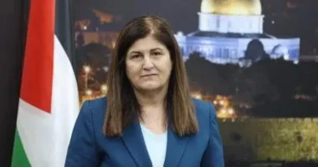  وزيرة خارجية فلسطين 