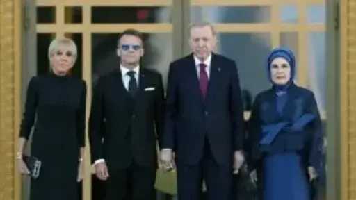 لقطة بروتوكولية لماكرون مع أمينة أردوغان تثير تفاعلا خلال قمة الناتو