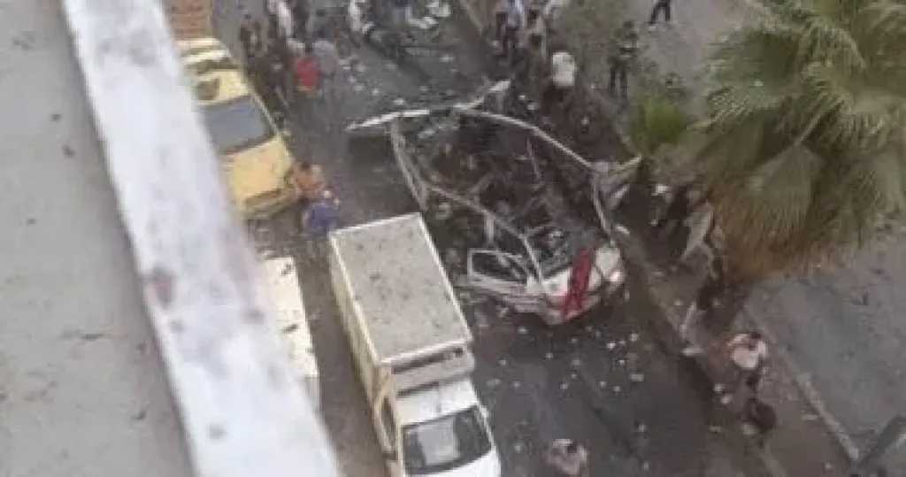 مقتل شخصين وإصابة 13 آخرين فى انفجار مركبة بمدينة جرمانا قرب دمشق