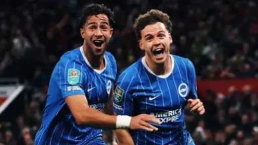 مانشستر يونايتد يودع كأس الرابطة الإنجليزية بالخسارة من برايتون 3 - 2