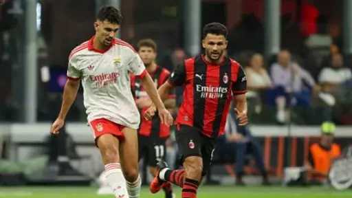 ‏ميلان يسقط أمام بنفيكا بثنائية في الدوري الأوروبي
