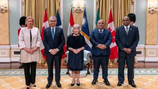 السفير المصري يقدم أوراق اعتماده للحاكم العام لكندا