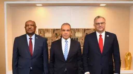 تأكيد مصري أمريكي سوداني على ضرورة التوصل لتسوية سياسية مستدامة بالسودان