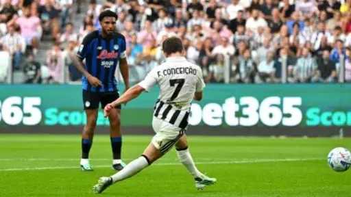 يوفنتوس يهزم أتالانتا بثنائية في الدوري الإيطالي