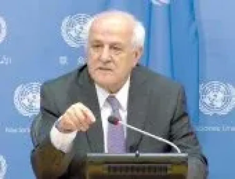 مندوب فلسطين بالأمم المتحدة: 
